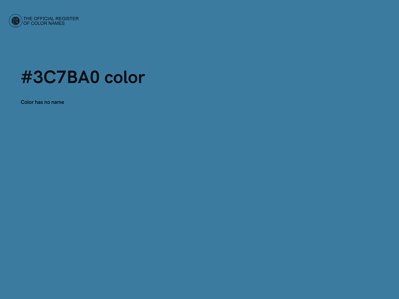 #3C7BA0 color image