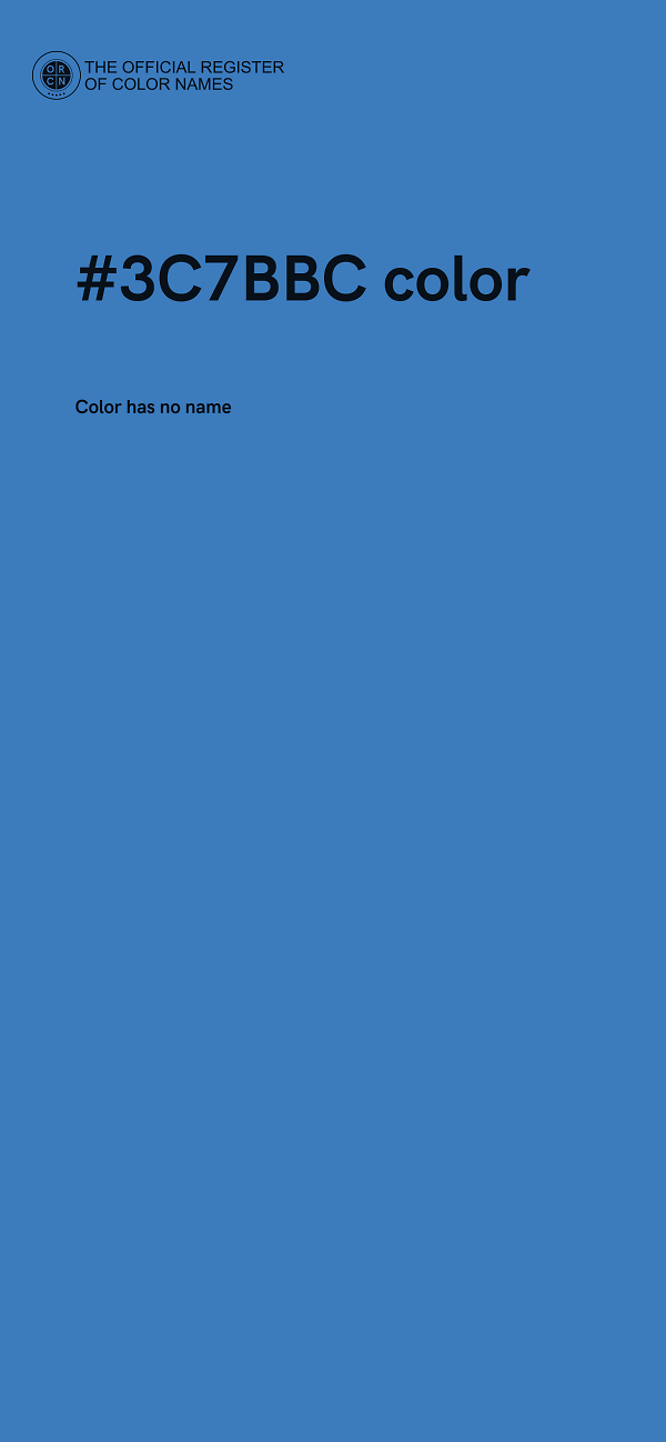 #3C7BBC color image
