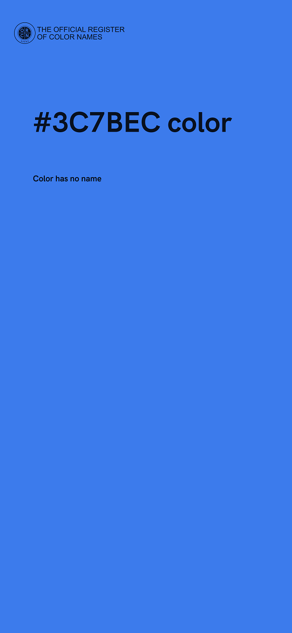 #3C7BEC color image
