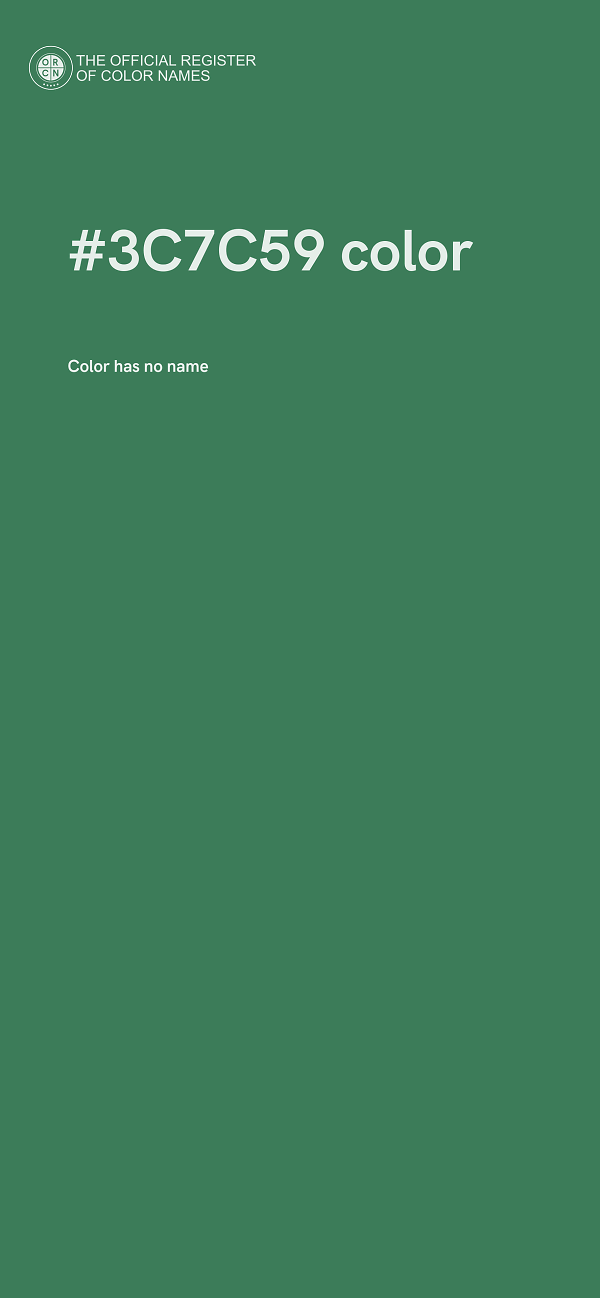 #3C7C59 color image