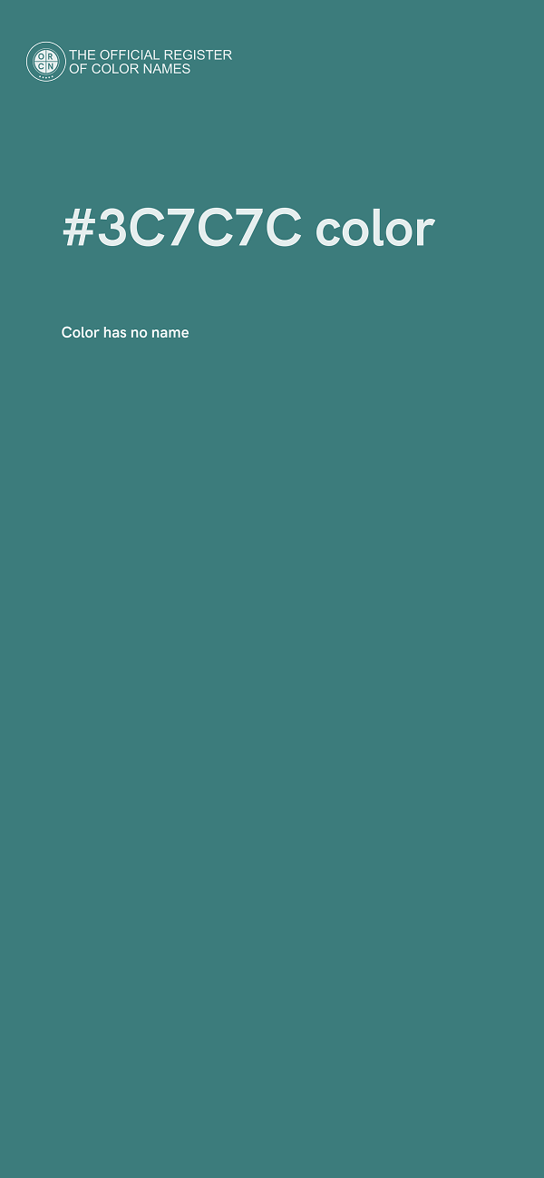 #3C7C7C color image