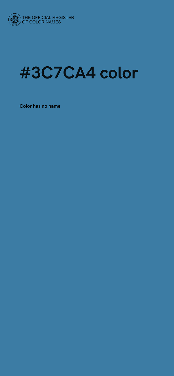 #3C7CA4 color image