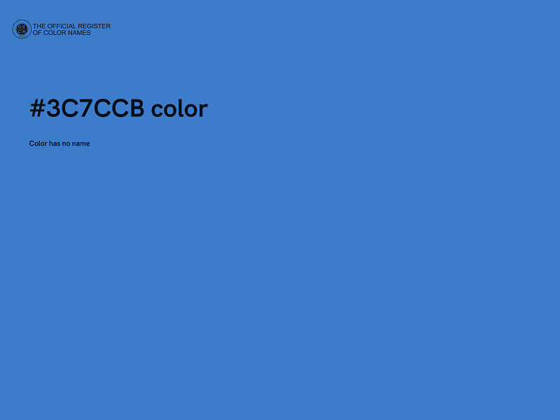 #3C7CCB color image