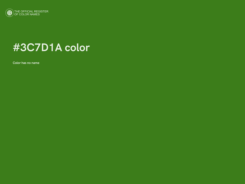 #3C7D1A color image