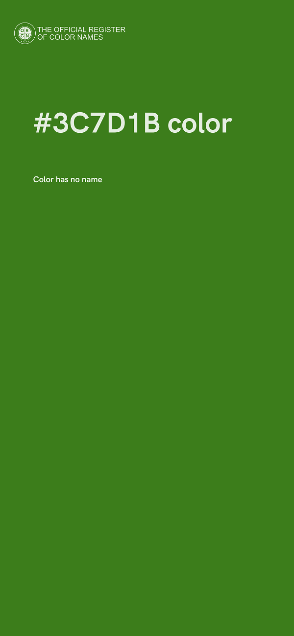 #3C7D1B color image