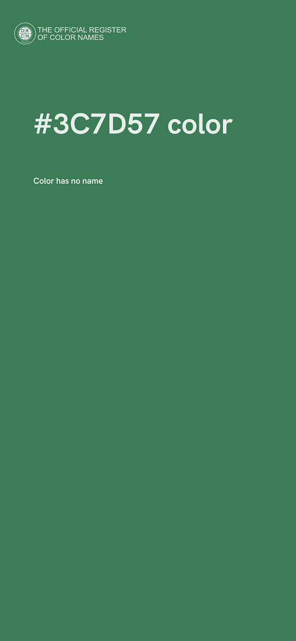 #3C7D57 color image