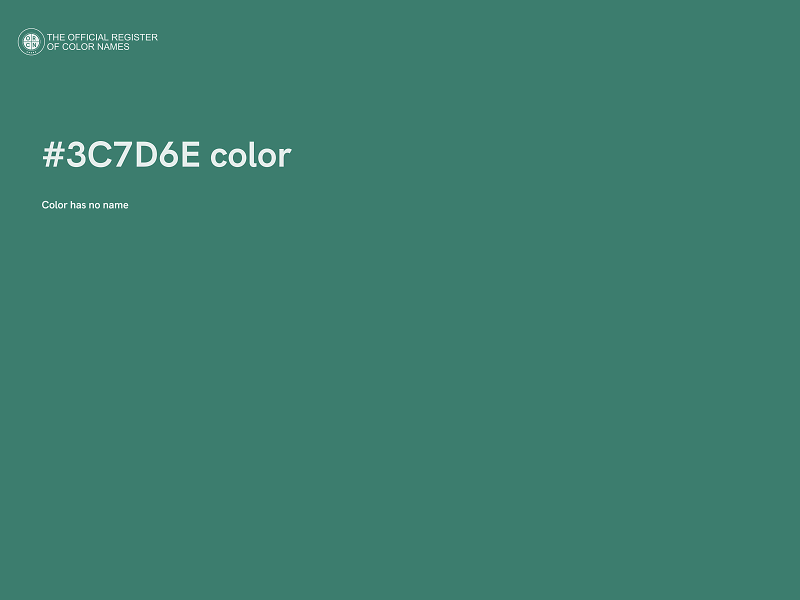 #3C7D6E color image