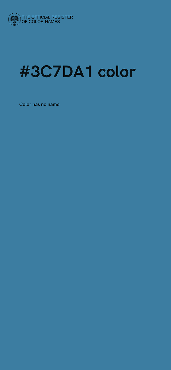 #3C7DA1 color image