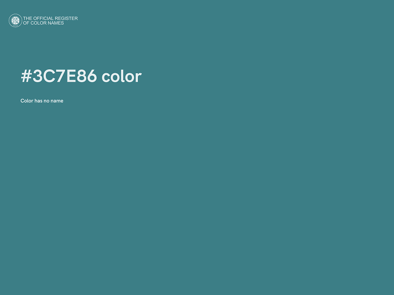#3C7E86 color image