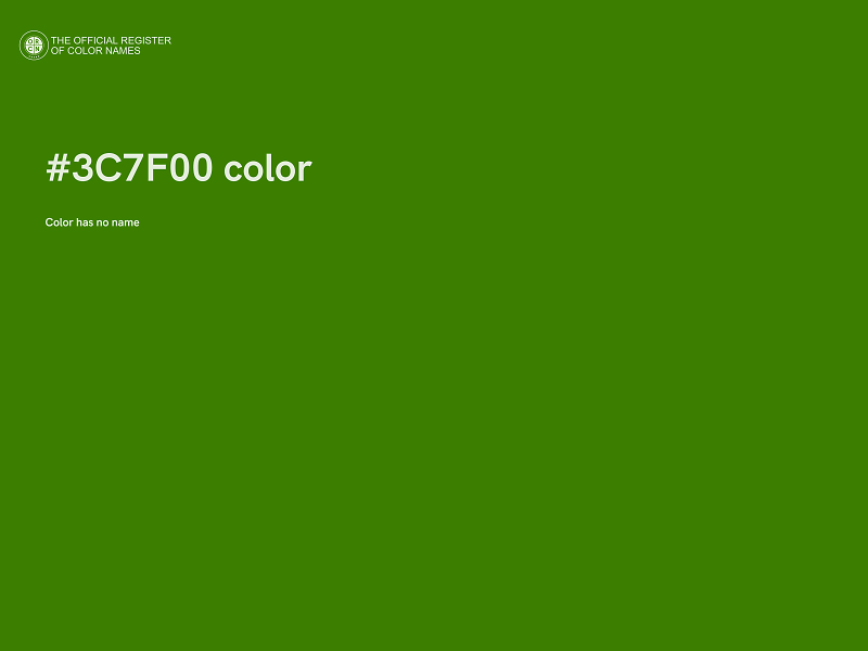 #3C7F00 color image
