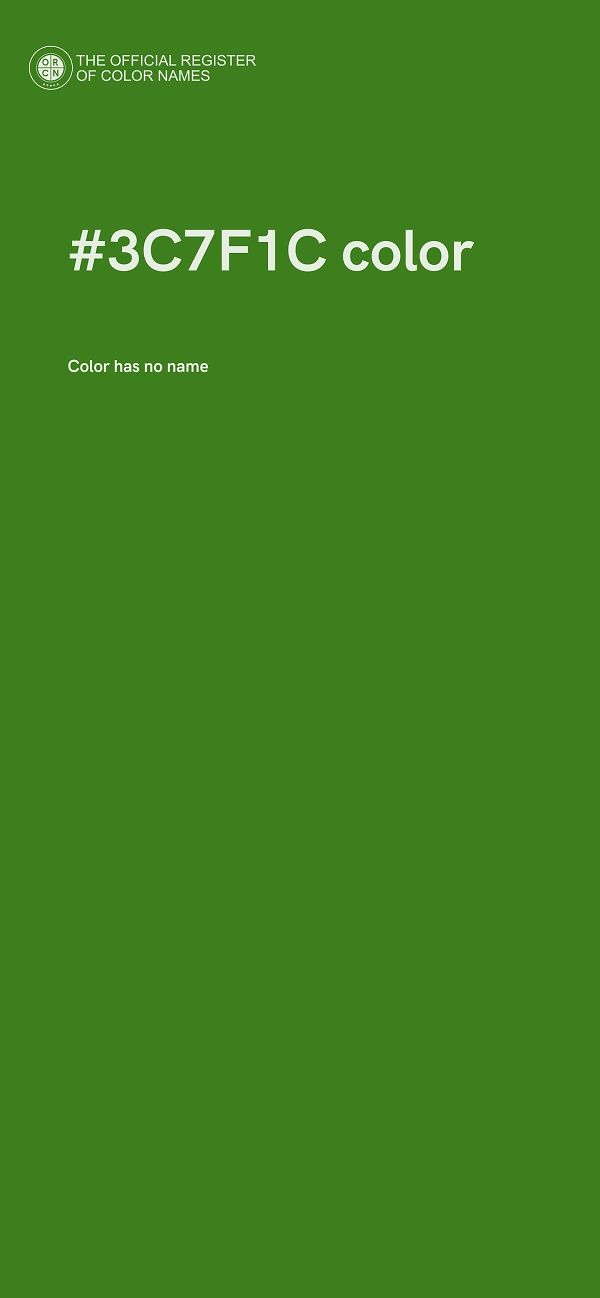 #3C7F1C color image