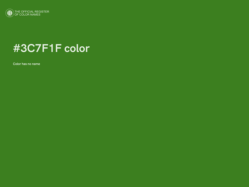 #3C7F1F color image