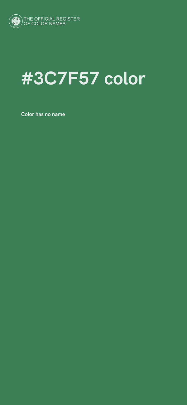 #3C7F57 color image