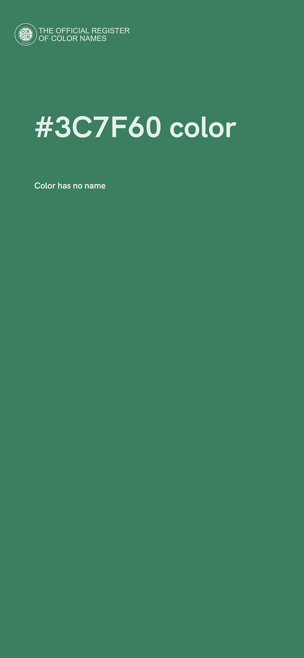 #3C7F60 color image