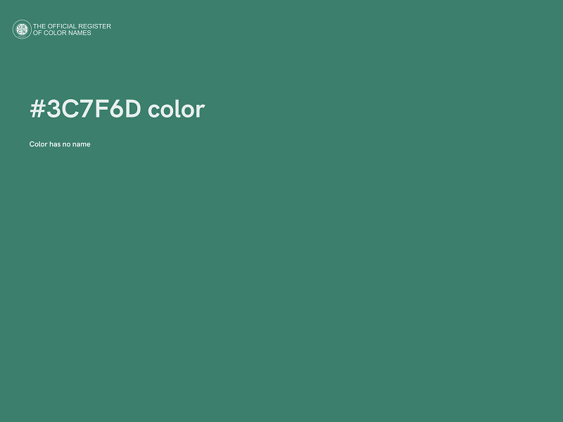 #3C7F6D color image