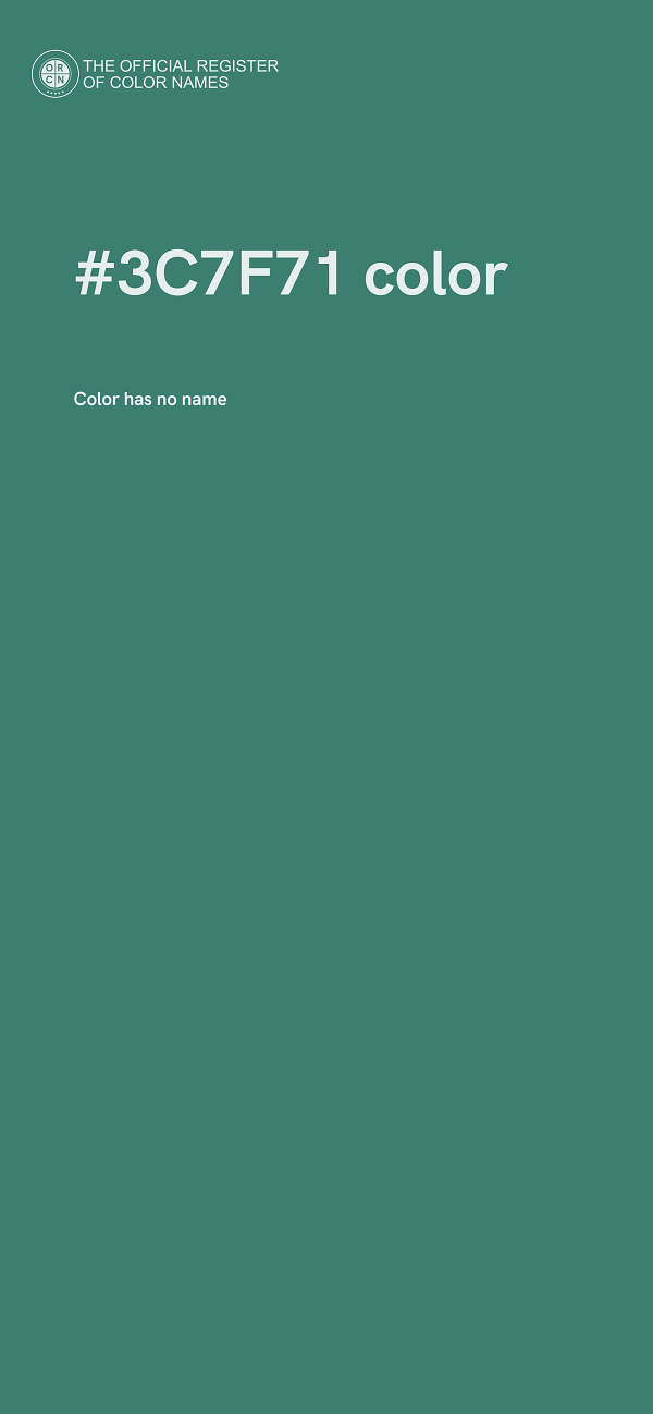 #3C7F71 color image