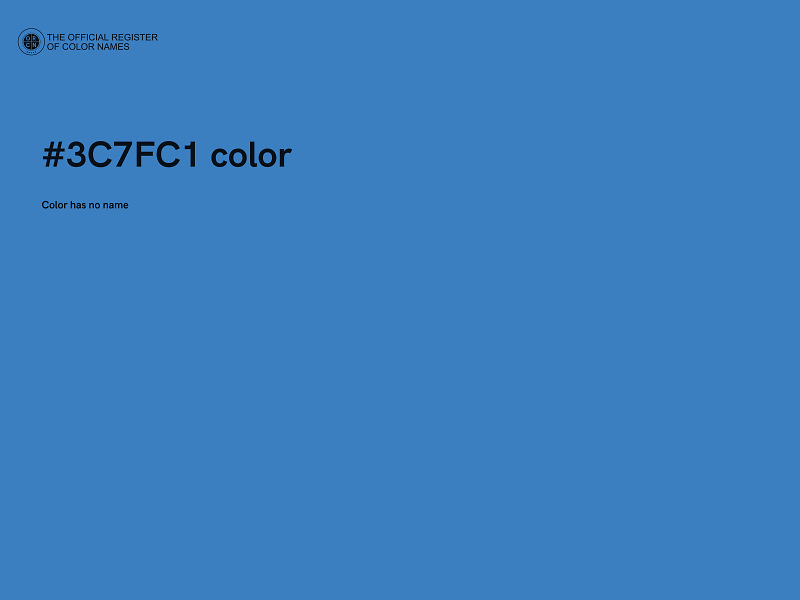#3C7FC1 color image