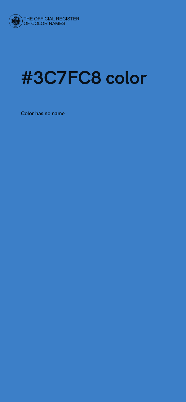 #3C7FC8 color image