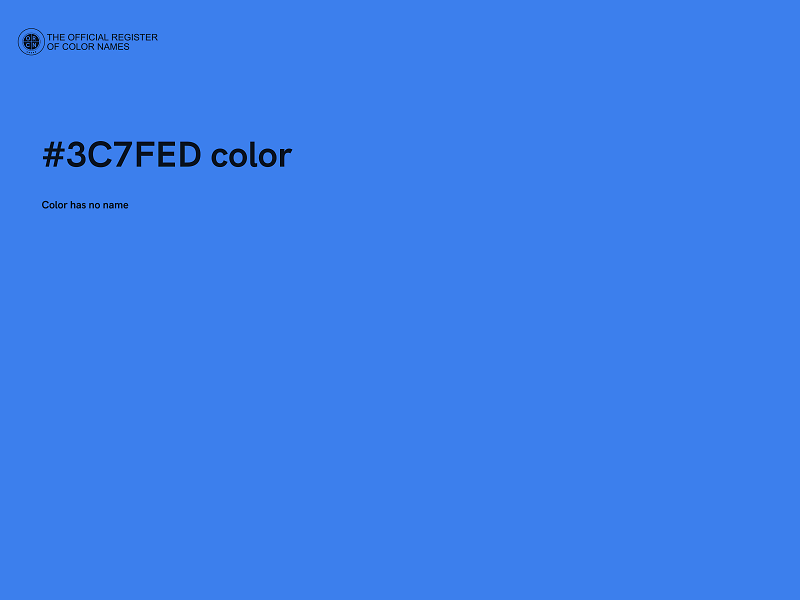 #3C7FED color image