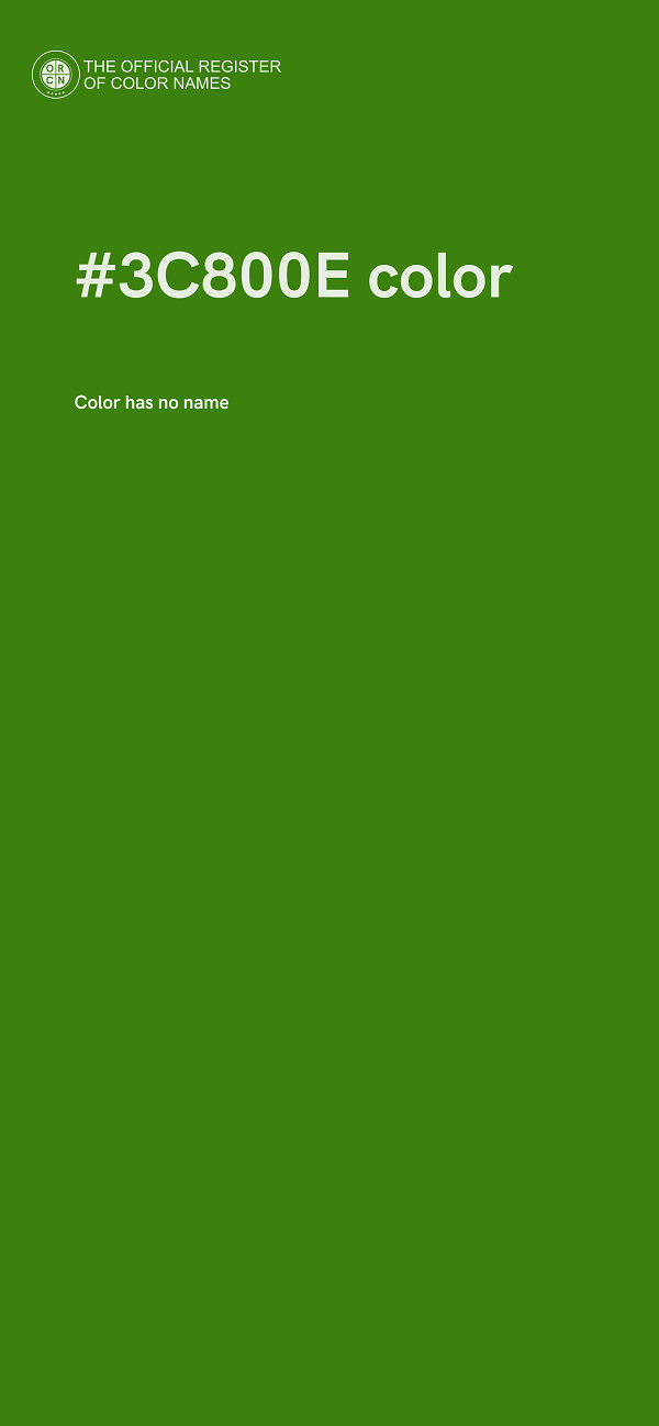 #3C800E color image