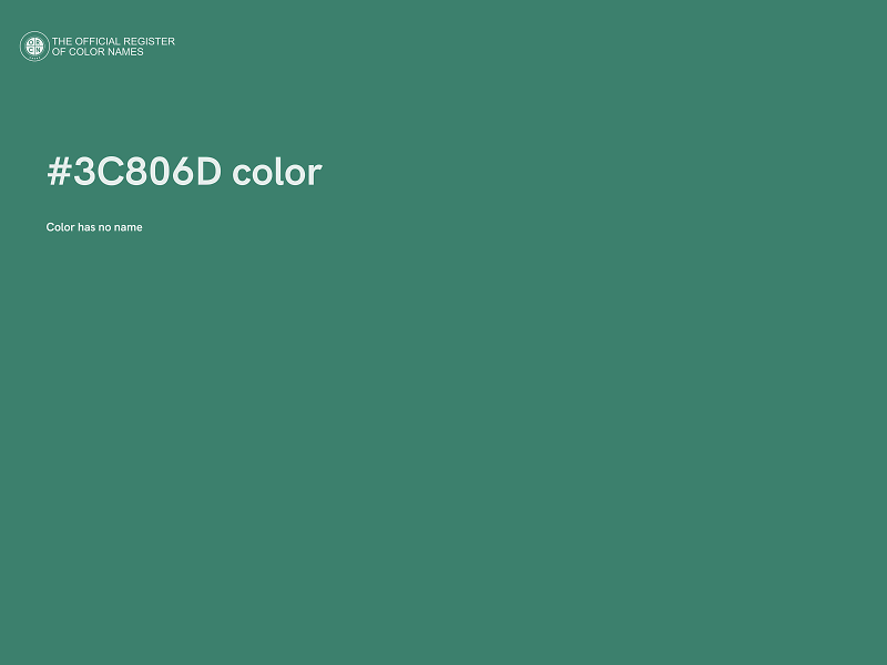 #3C806D color image