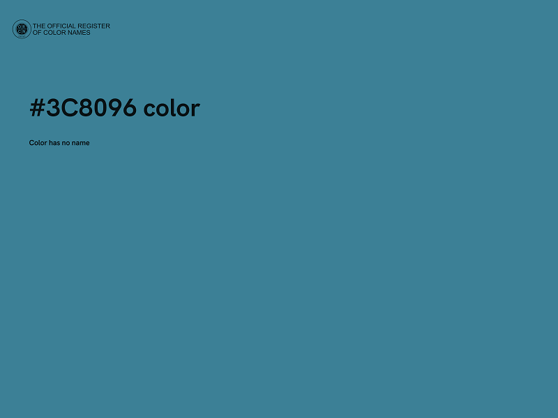 #3C8096 color image