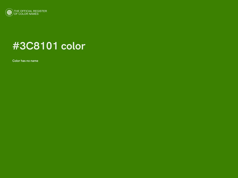 #3C8101 color image