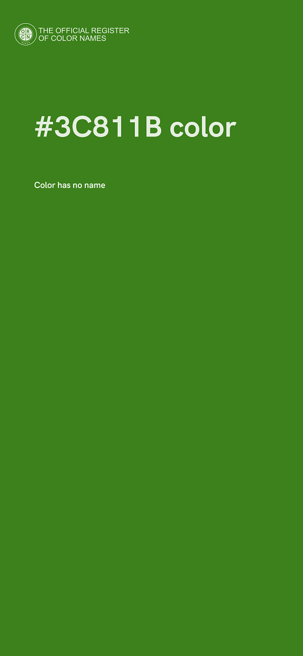 #3C811B color image