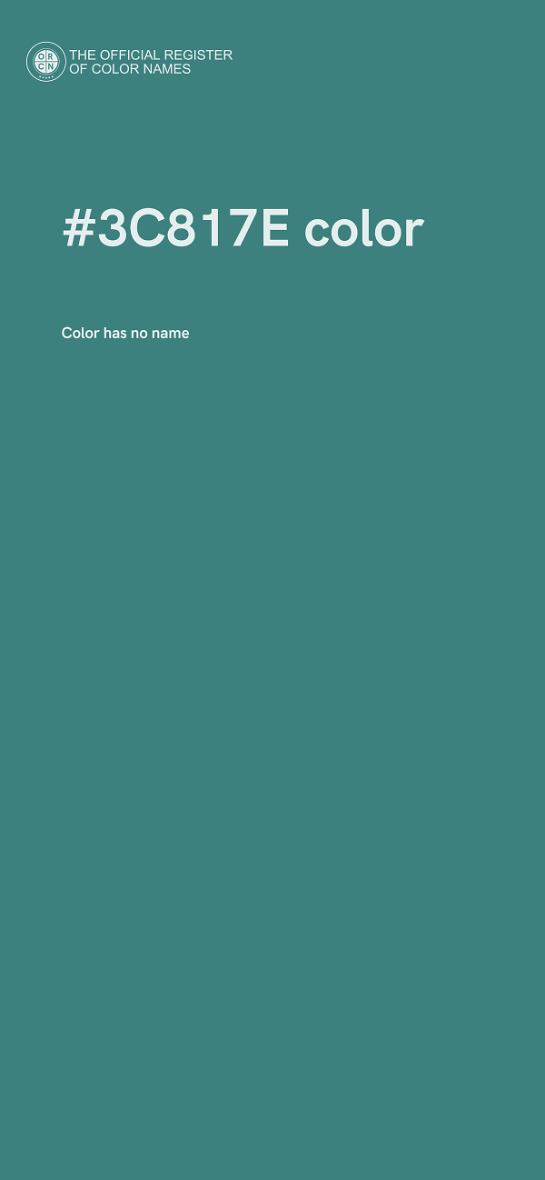 #3C817E color image
