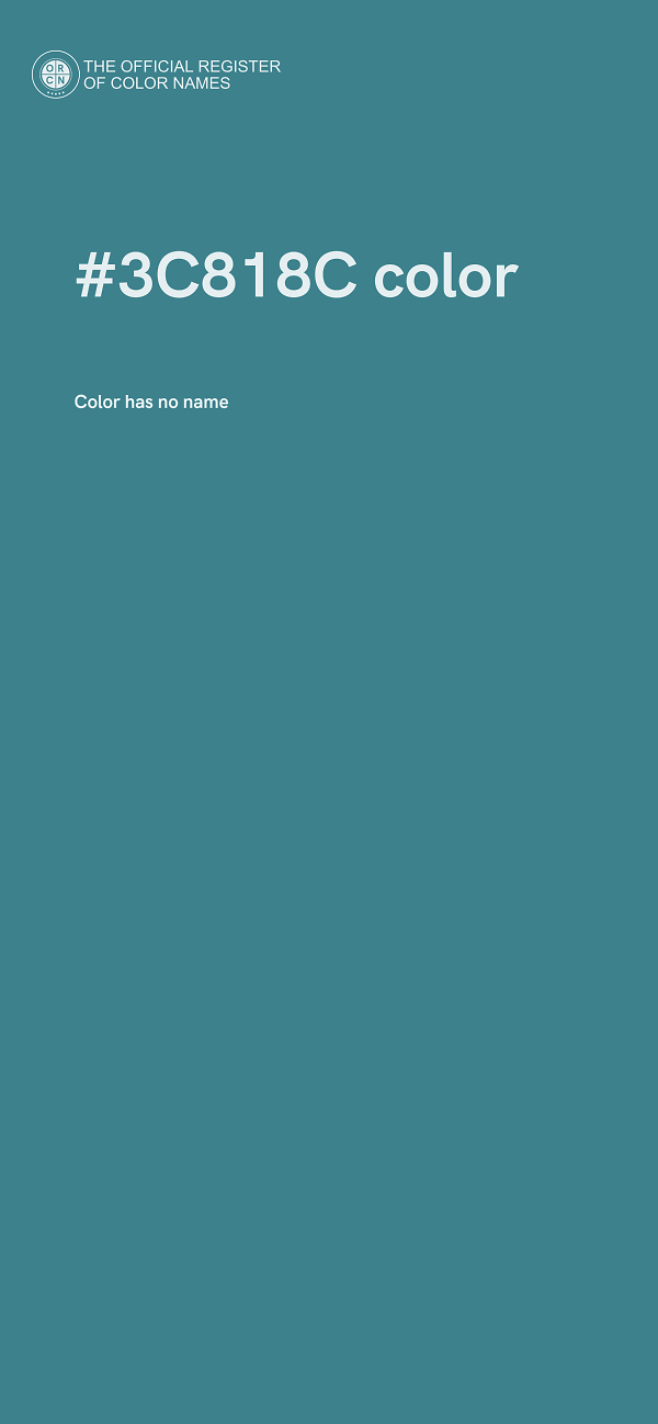 #3C818C color image