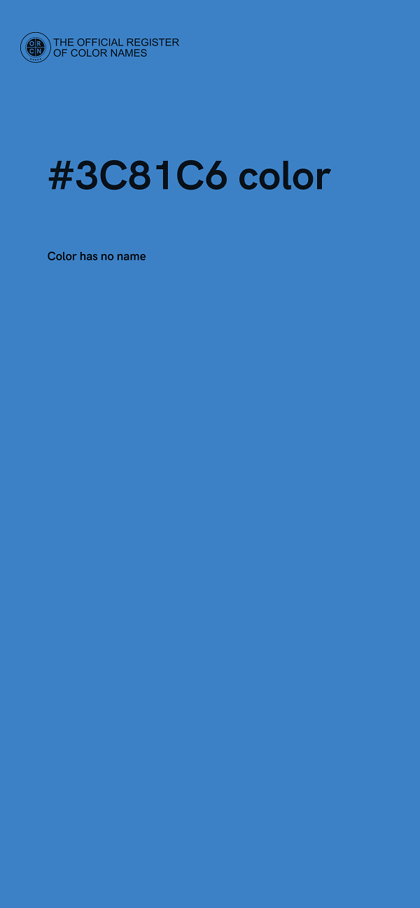 #3C81C6 color image