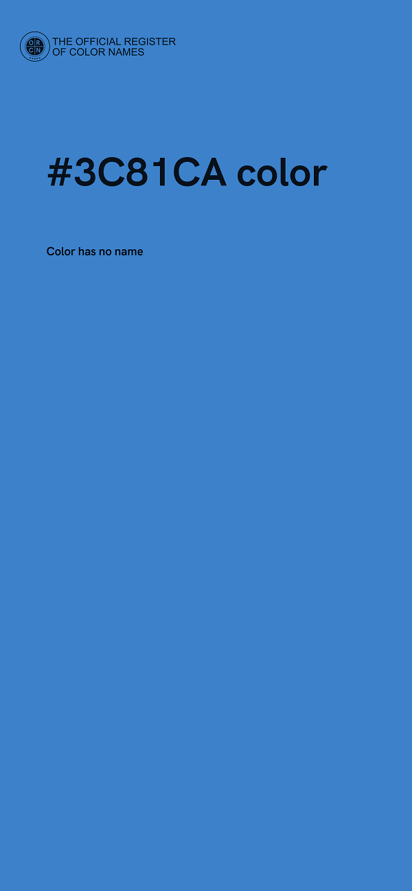 #3C81CA color image