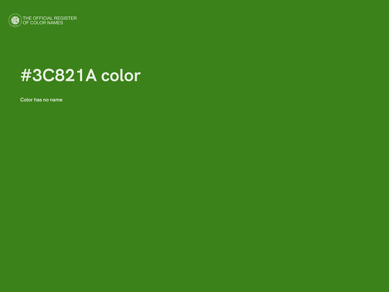 #3C821A color image