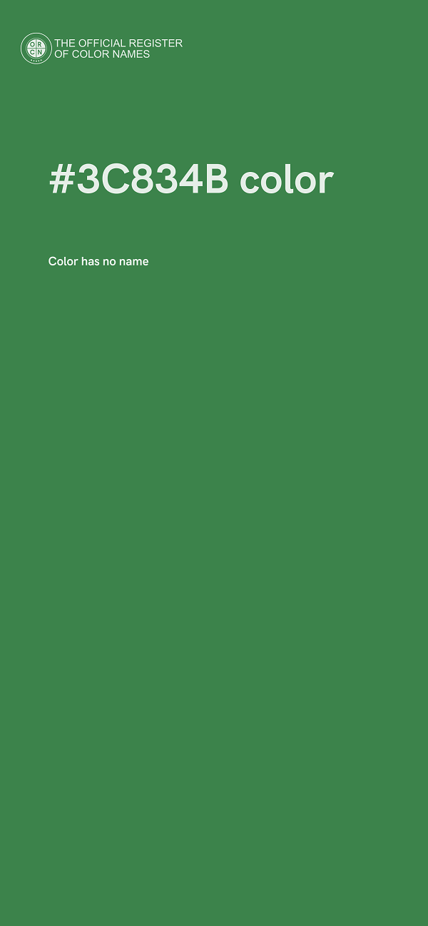 #3C834B color image