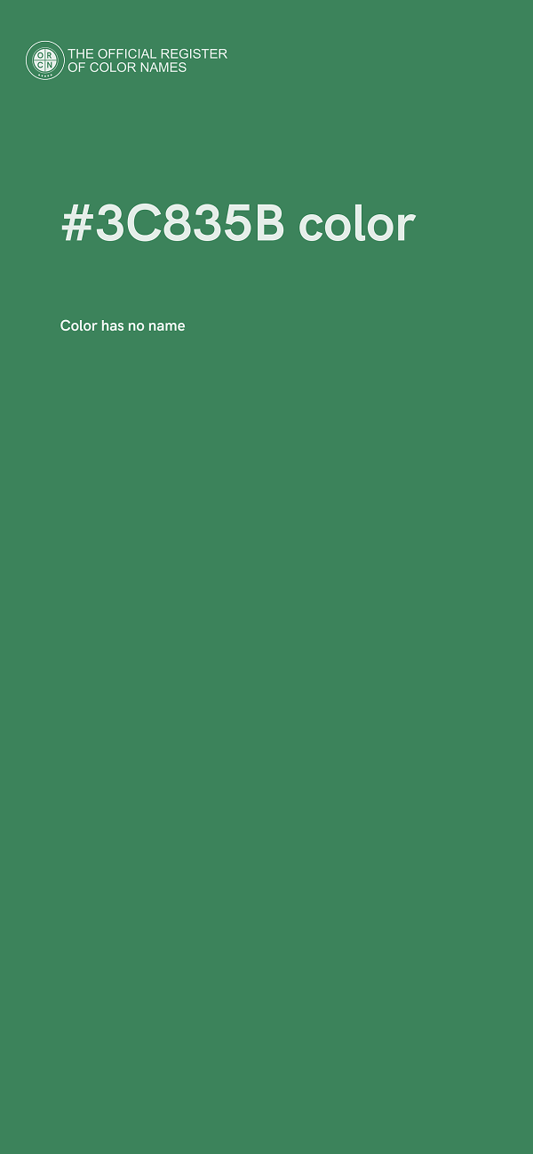 #3C835B color image