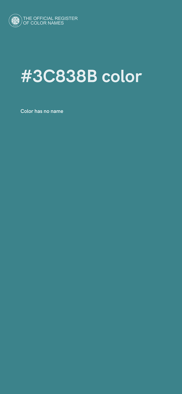 #3C838B color image