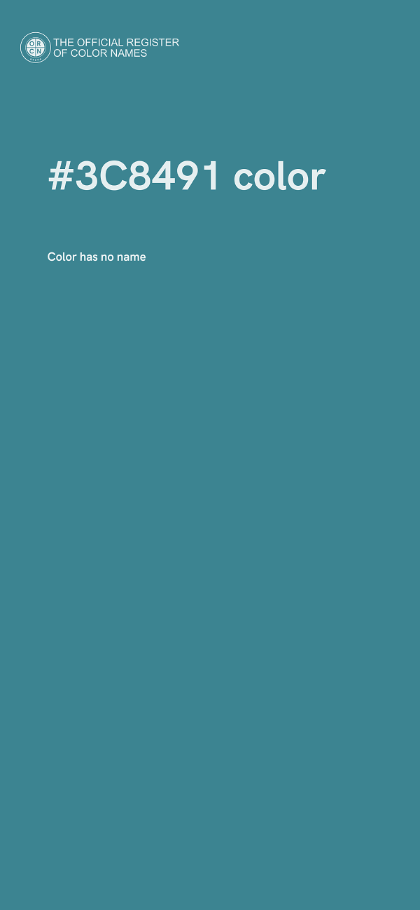 #3C8491 color image
