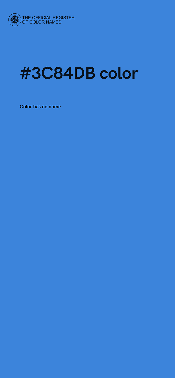 #3C84DB color image
