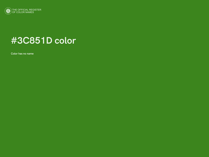 #3C851D color image