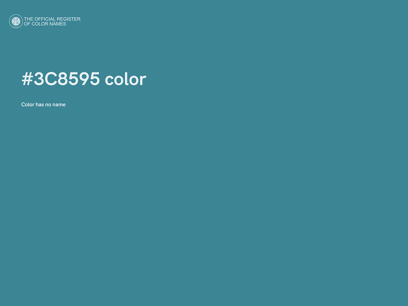 #3C8595 color image