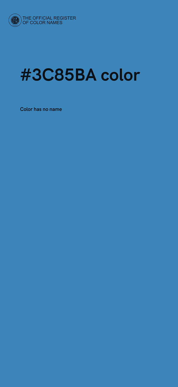 #3C85BA color image