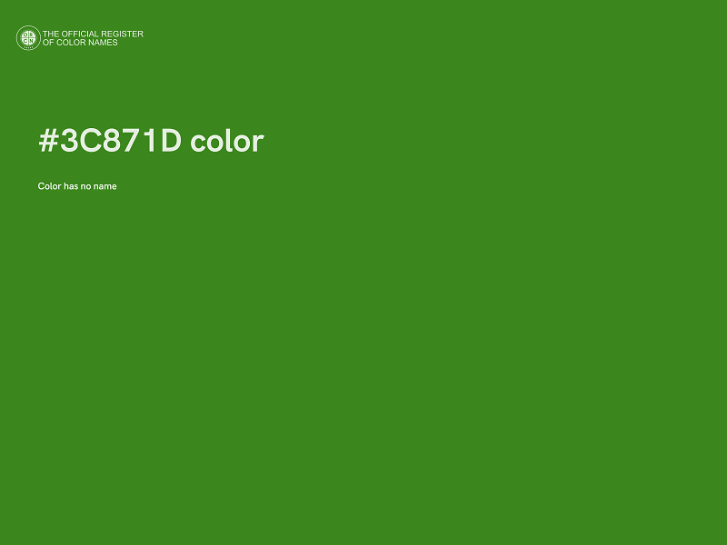 #3C871D color image