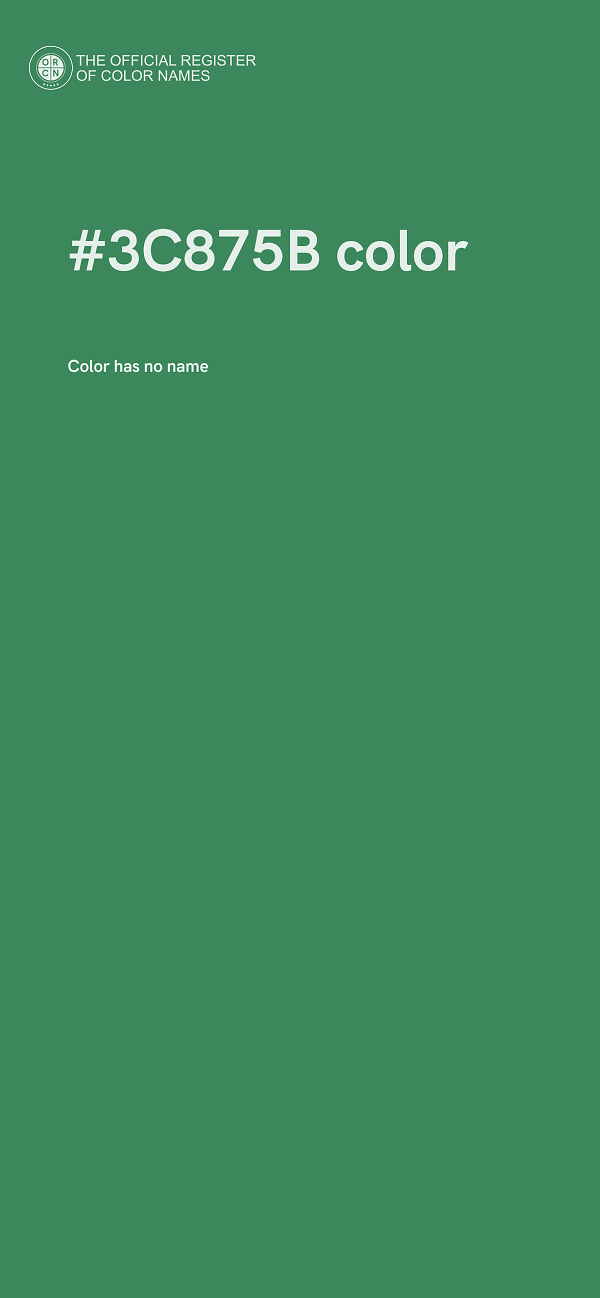 #3C875B color image