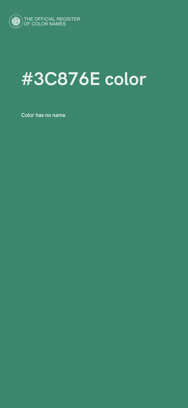#3C876E color image