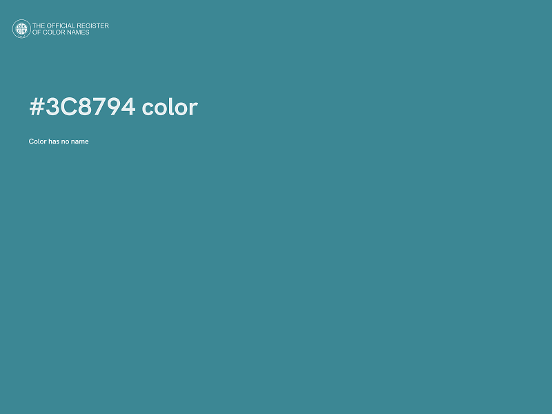 #3C8794 color image