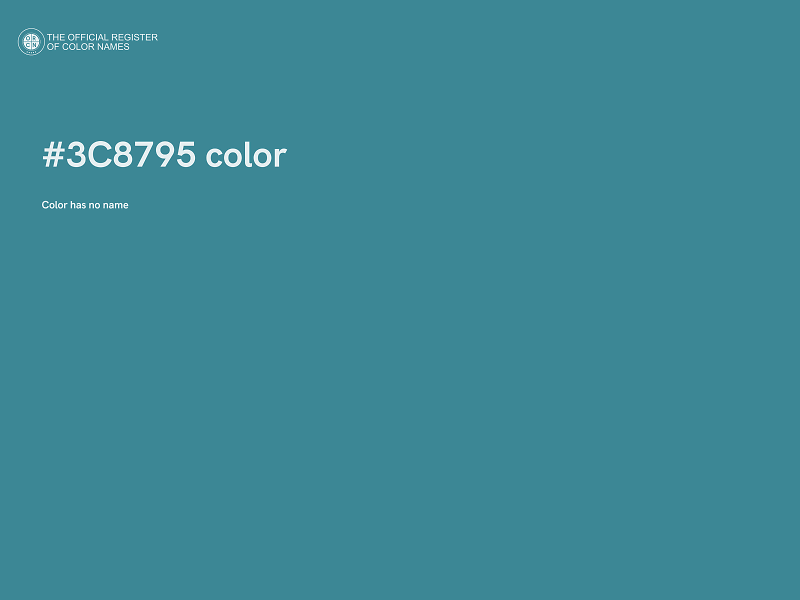 #3C8795 color image