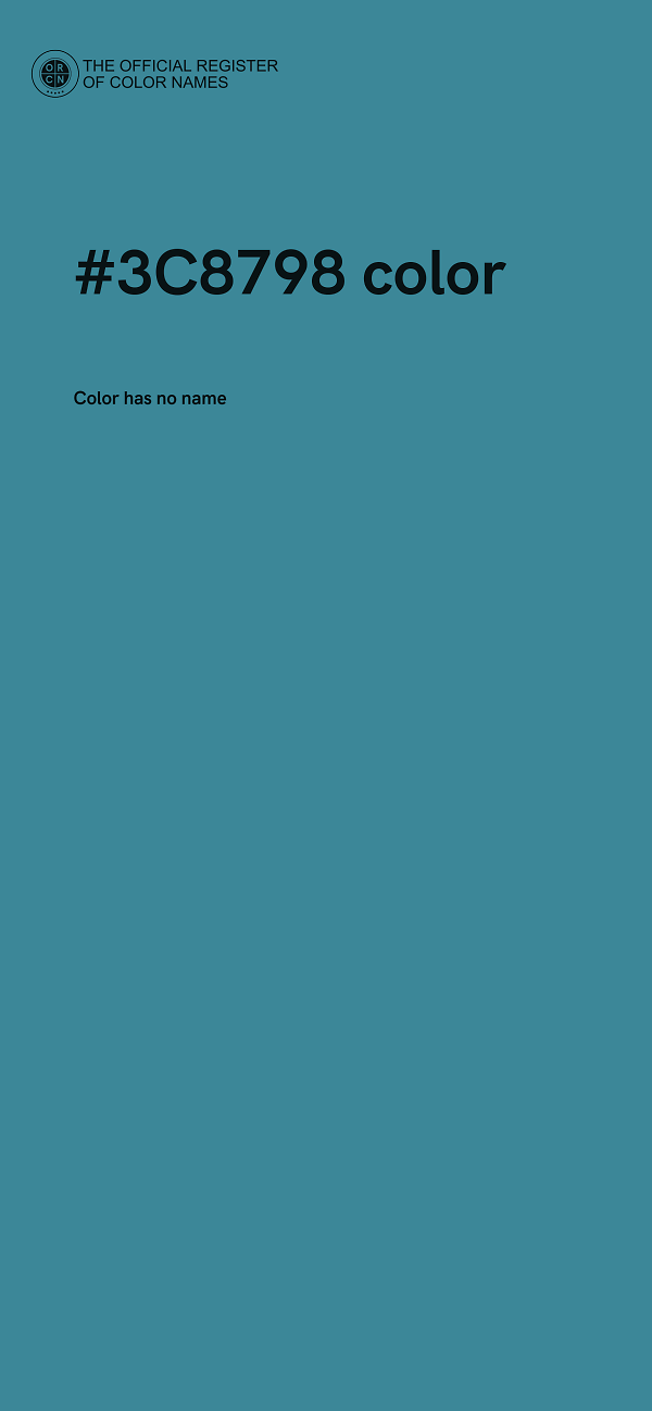 #3C8798 color image