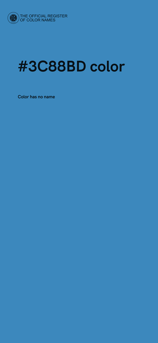 #3C88BD color image