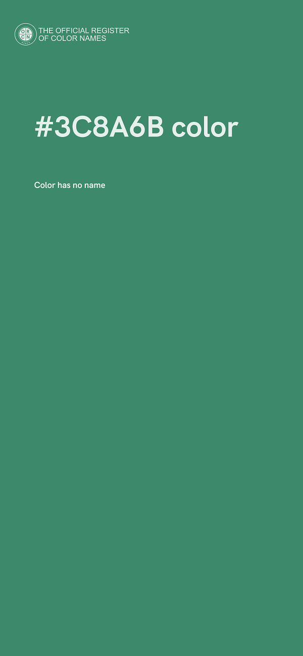 #3C8A6B color image