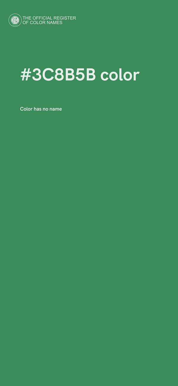 #3C8B5B color image